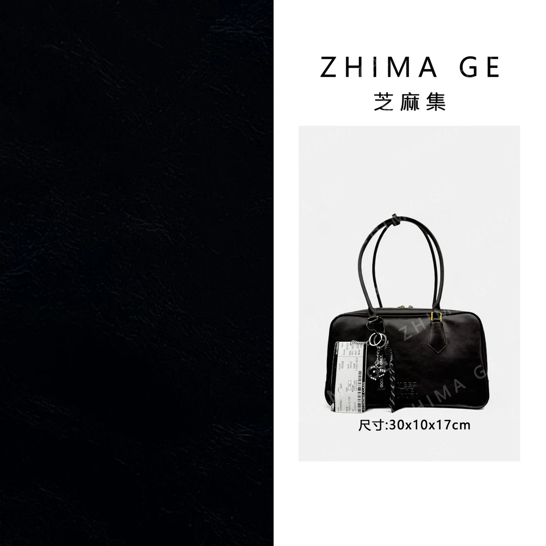 【芝麻集】SD-5207-黑色RAIN.CUN腋下时尚潮流斜跨潮流时尚百搭女包