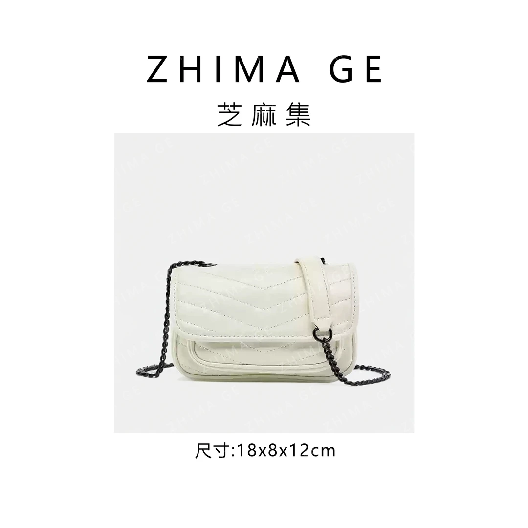 芝麻集】SLBL-1120-奶昔白RAIN.CUN时尚腋下百搭潮流斜跨轻奢女包