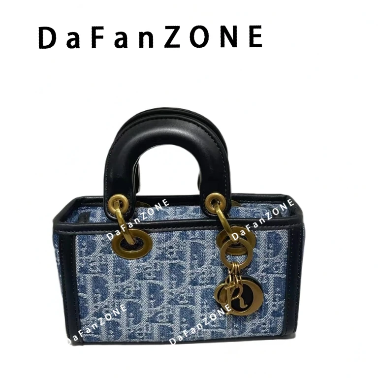 【芝麻集】SK-82329-3-黑色牛仔RAIN.CUN.简约腋下时尚斜跨轻奢女包