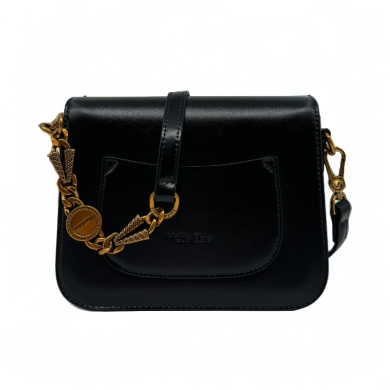 【芝麻集】GQ-2516-黑色RAIN.CUN夏季新款腋下斜跨轻奢女包