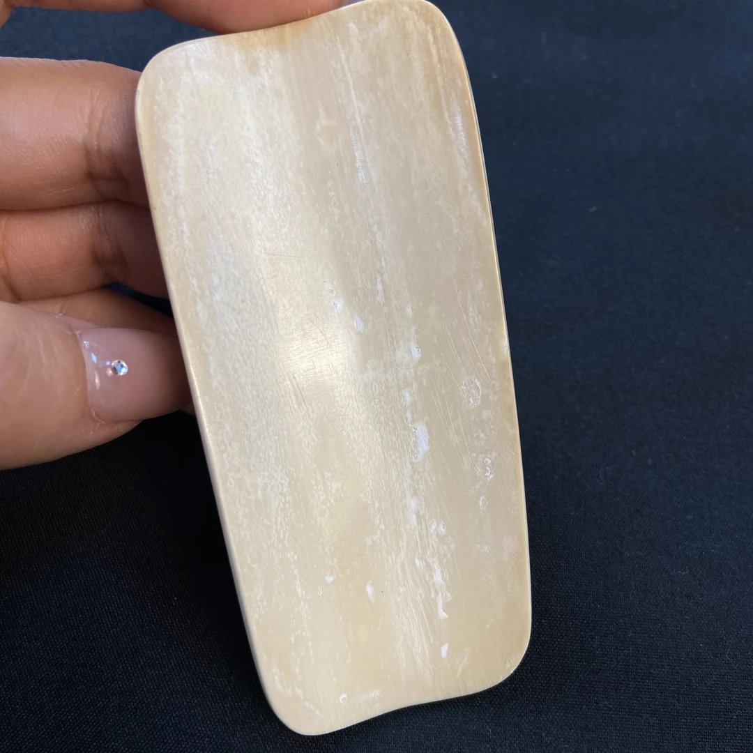 【P00192】猛犸牙91*40*2.9mm把件配件