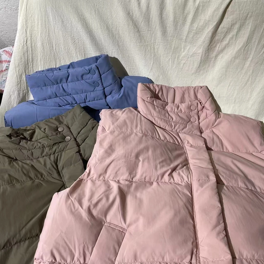 【 雨•美 推荐 】281咖色高领双扣简约百搭马甲