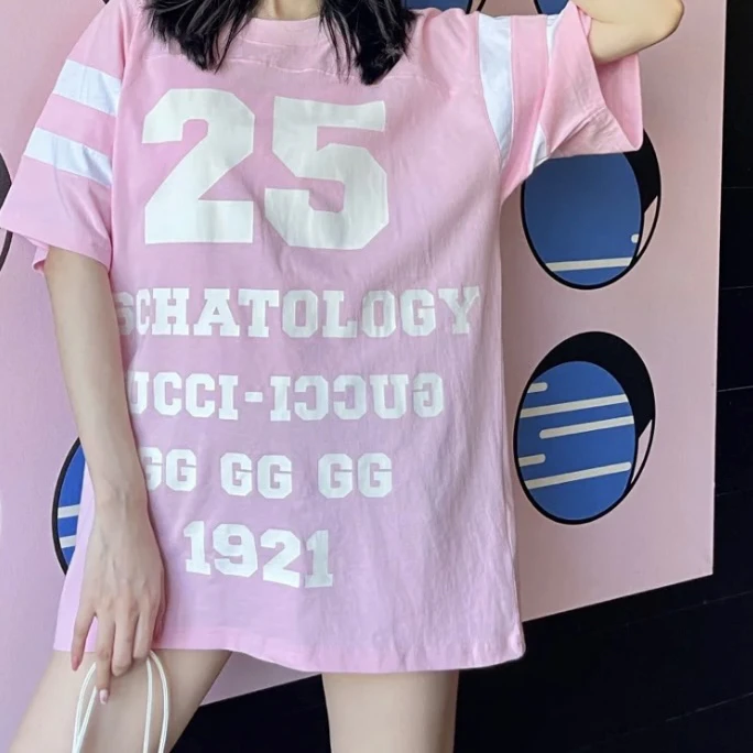 全新未使用 GUCCI/古驰 全新闲置带盒 古驰Gucci 粉色短袖