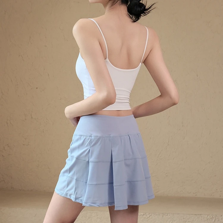 夏季运动内衣女一体式美背防震瑜伽服防走光吊带跑步训练健身文胸