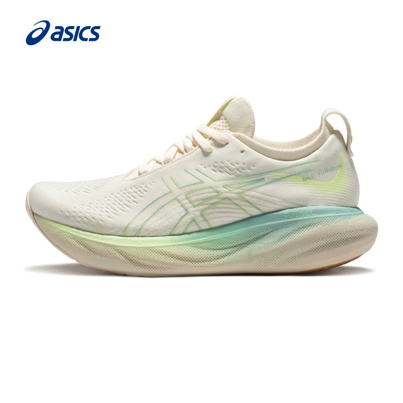ASICS/亚瑟士新款GEL-NIMBUS 25女子缓震回弹轻量透气软弹跑鞋
