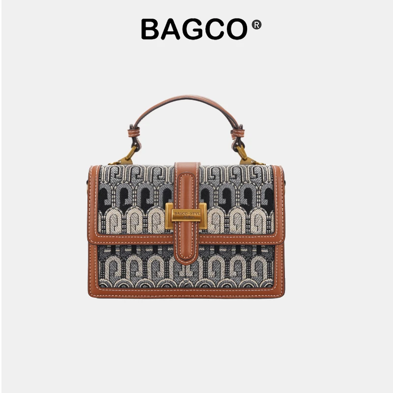 BAGCO设计师款G字甄选单肩斜挎包DB