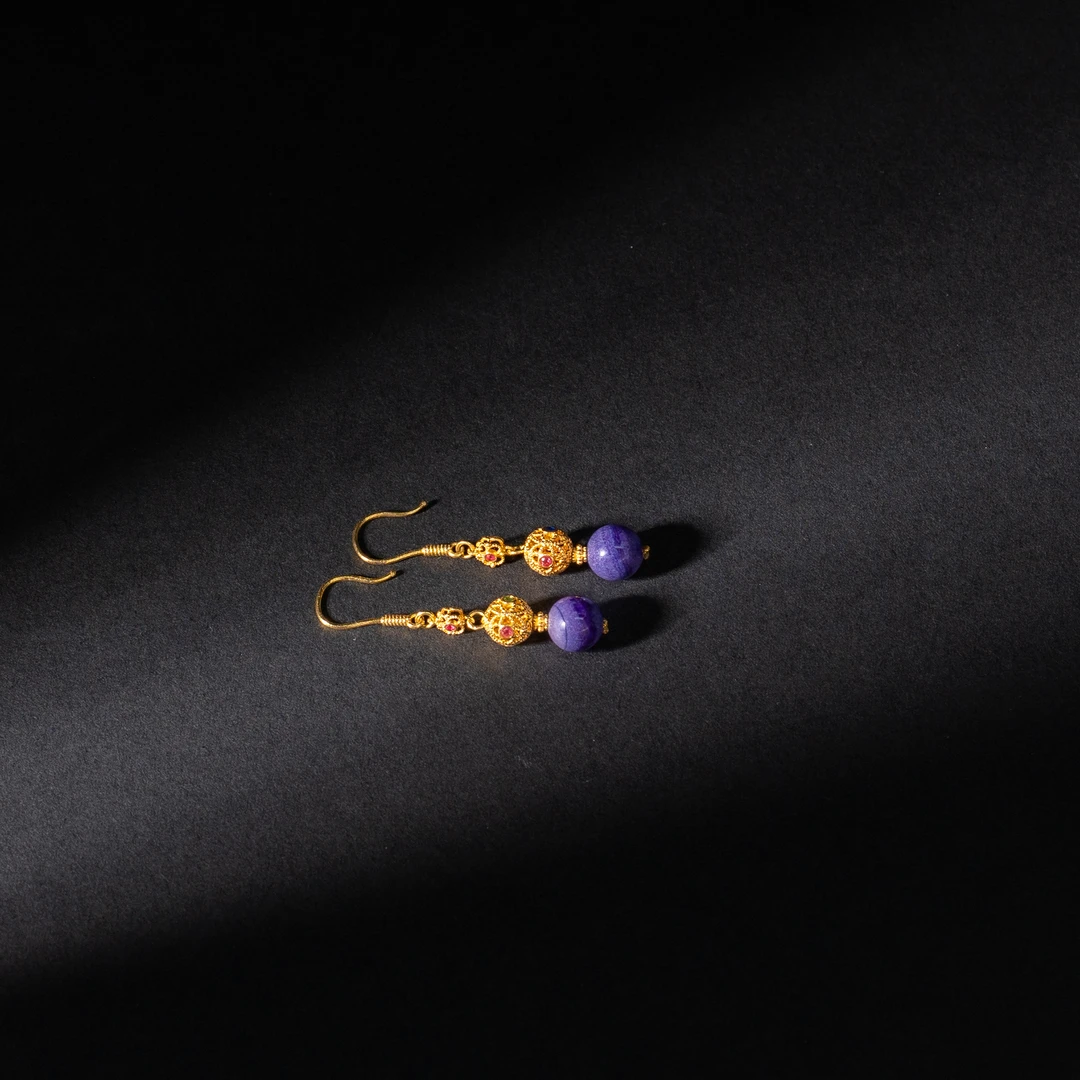 18K金舒俱来DIY耳钩/7mm+-/多样性发/P4923