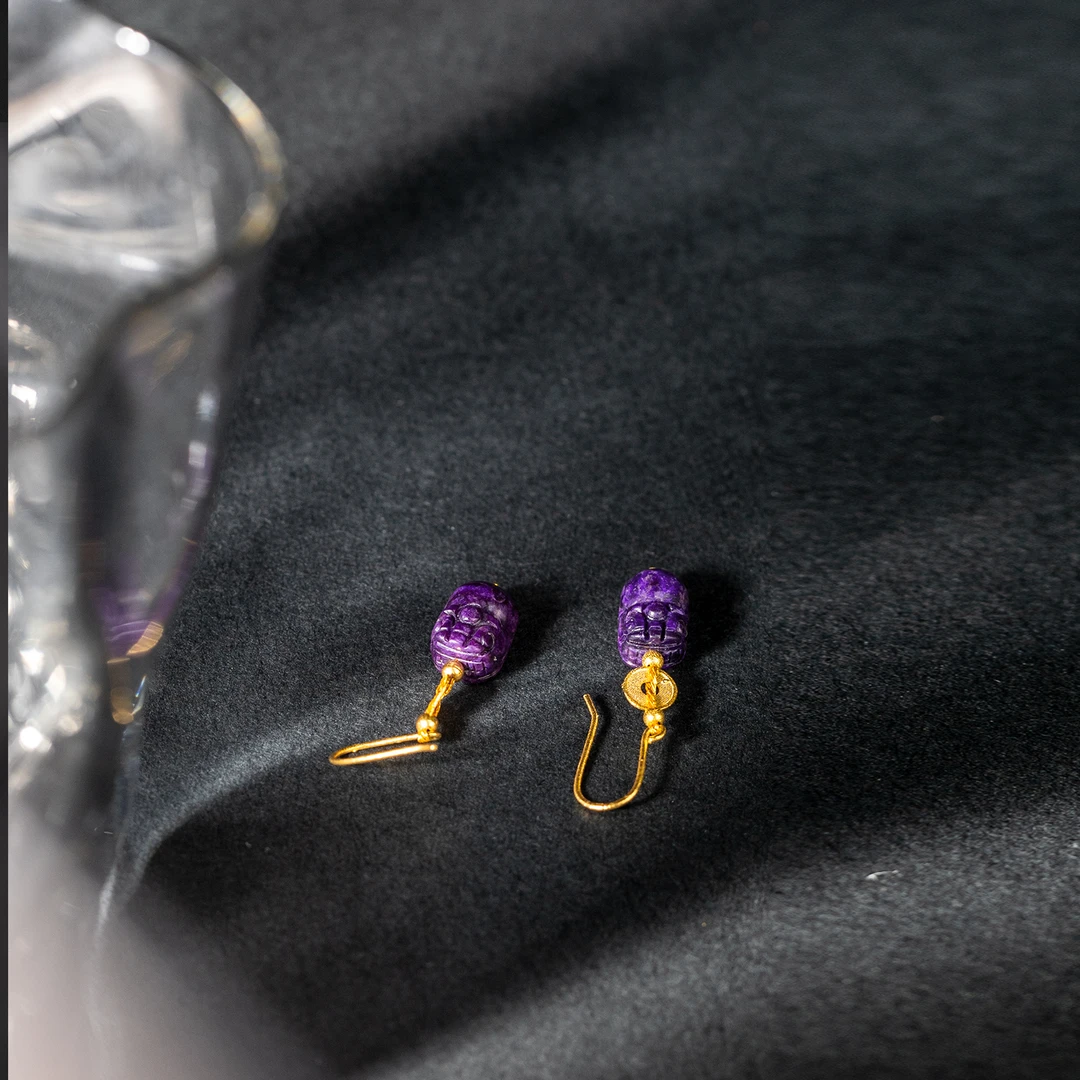 世间臻宝-18K金舒俱来DIY耳钩/多样性发/发一对/P4414/0/