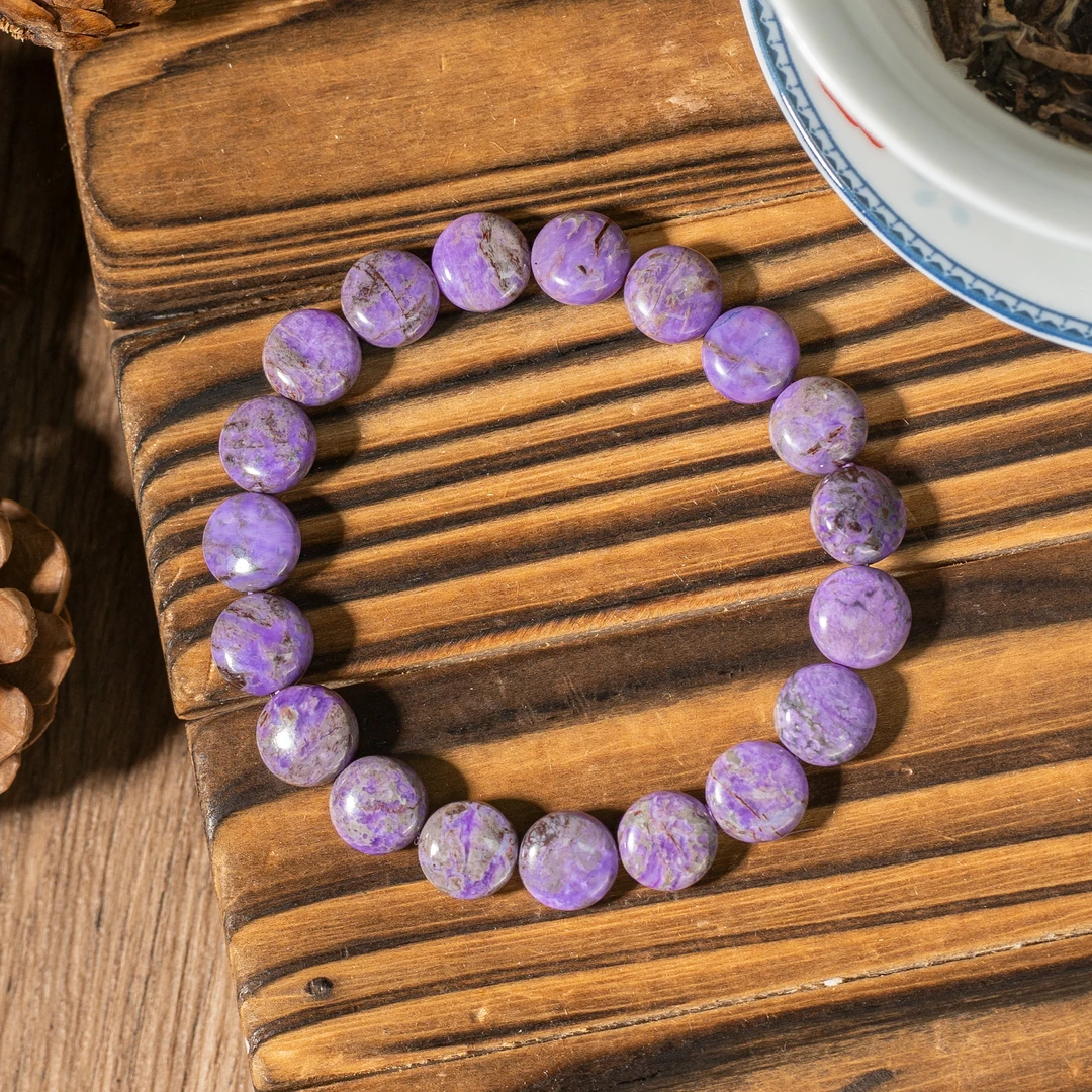 世间臻宝-高阶舒俱来泥地圆饼手链/多样性发/发一件/p5767/