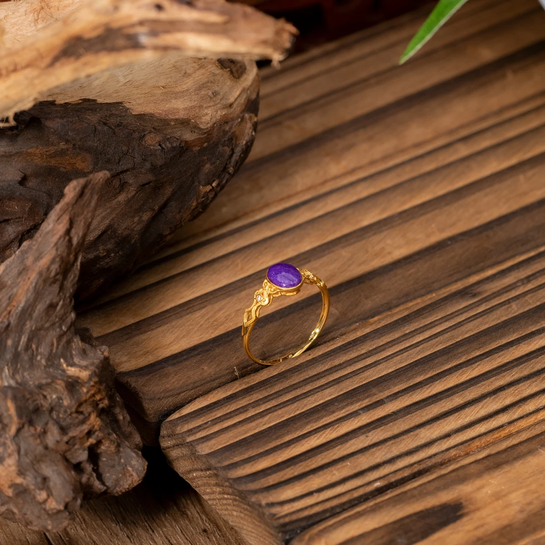 18K金舒俱来戒指/多样性发/P1165