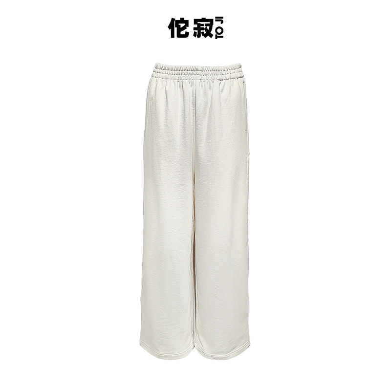 【100棉】佗寂时尚百搭新中式秋冬季显腿长女士休闲阔腿裤-ACL4K618