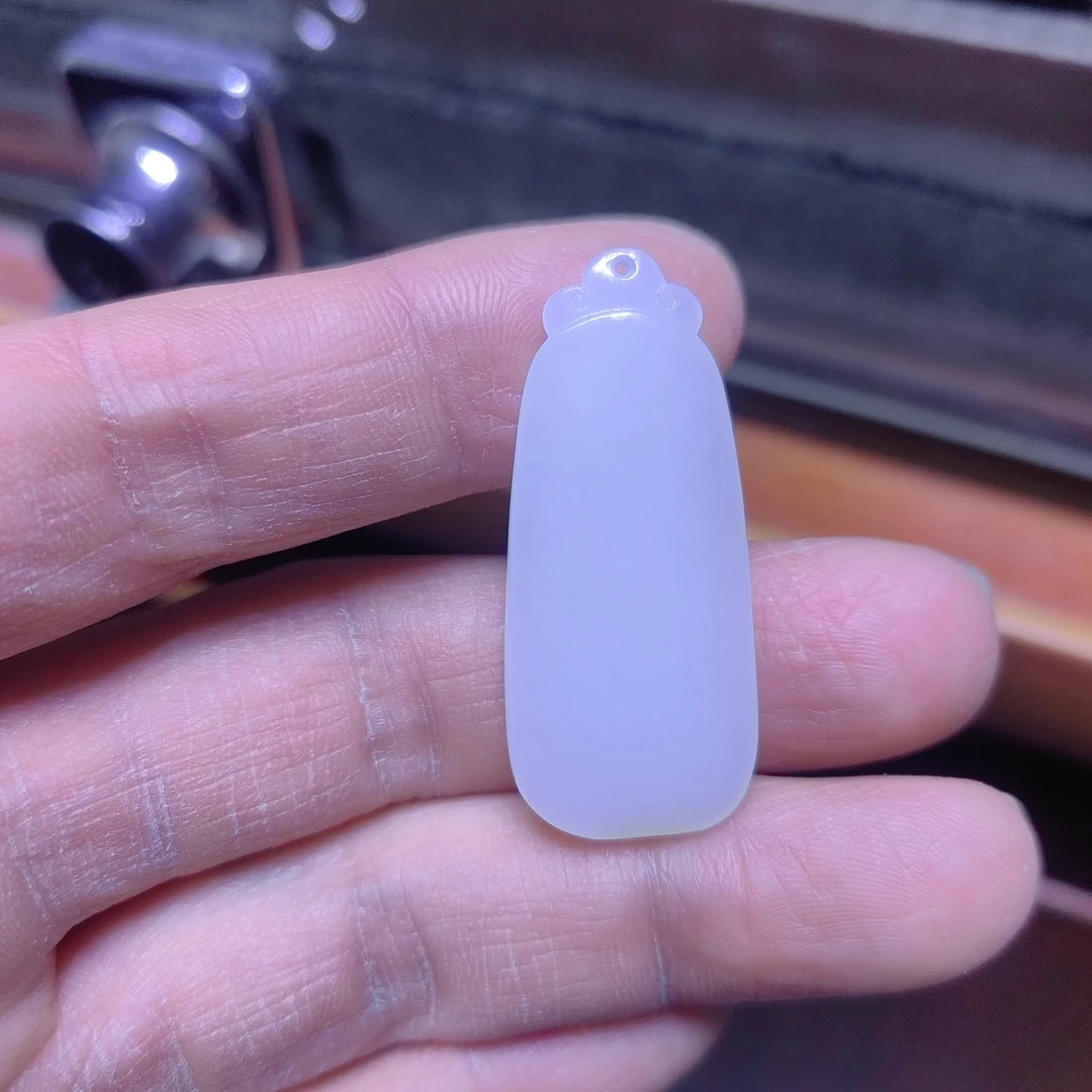 新疆和田玉小平安无事牌