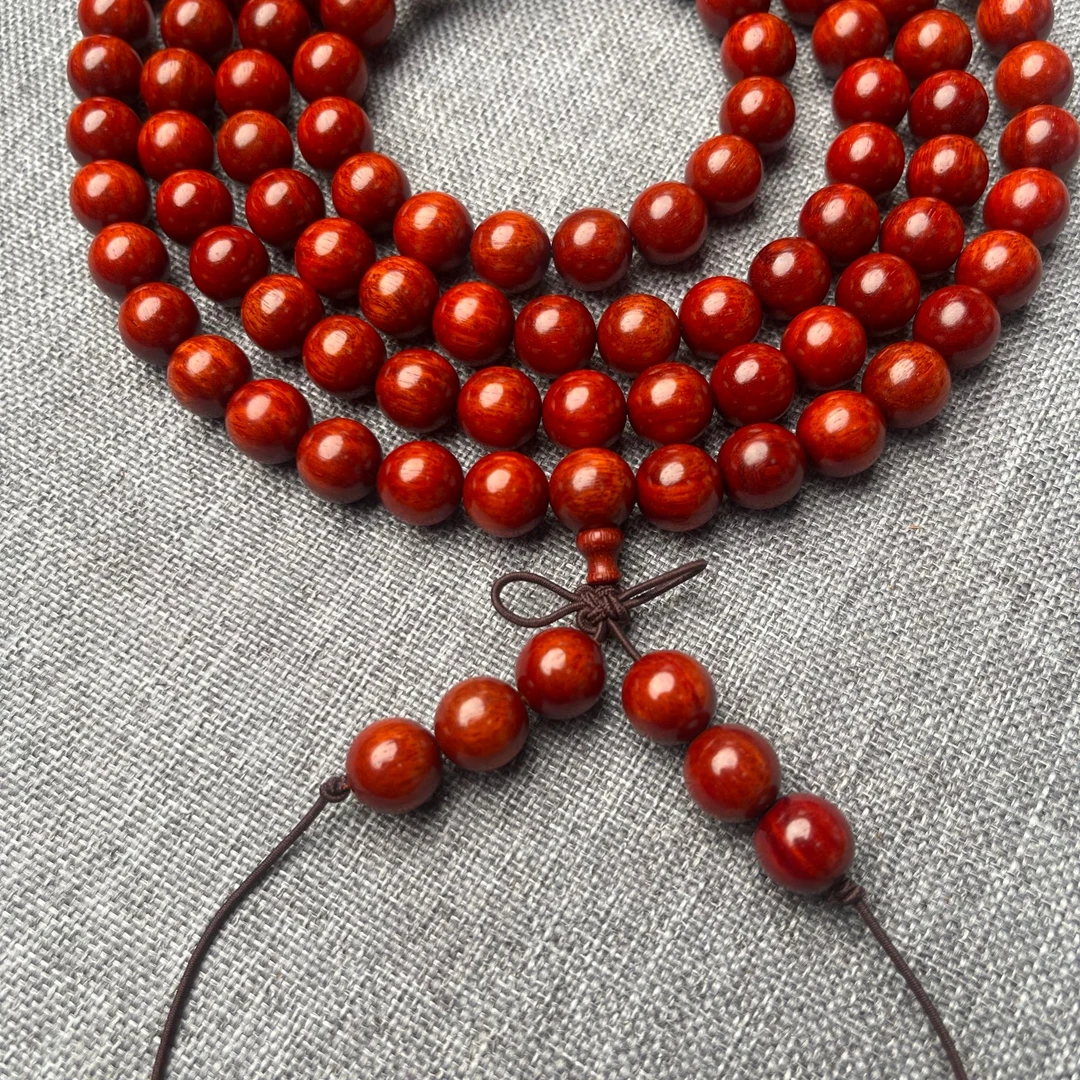 小叶紫檀圆珠1.0多圈手串(多样性发货）