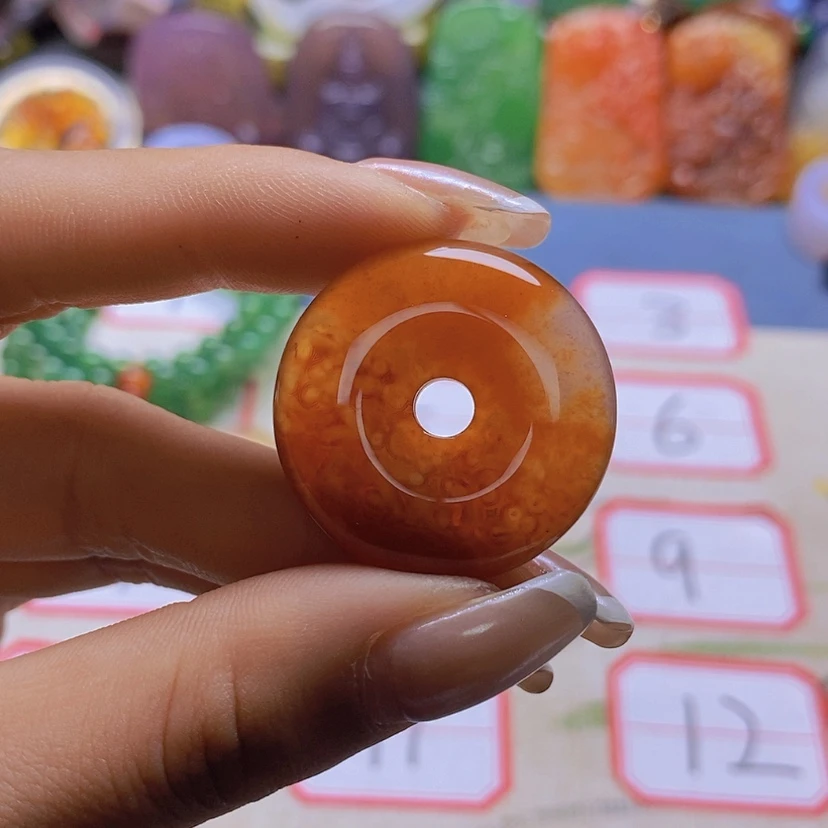 【闪购商品】玛瑙/玉髓颈饰未镶嵌木****3