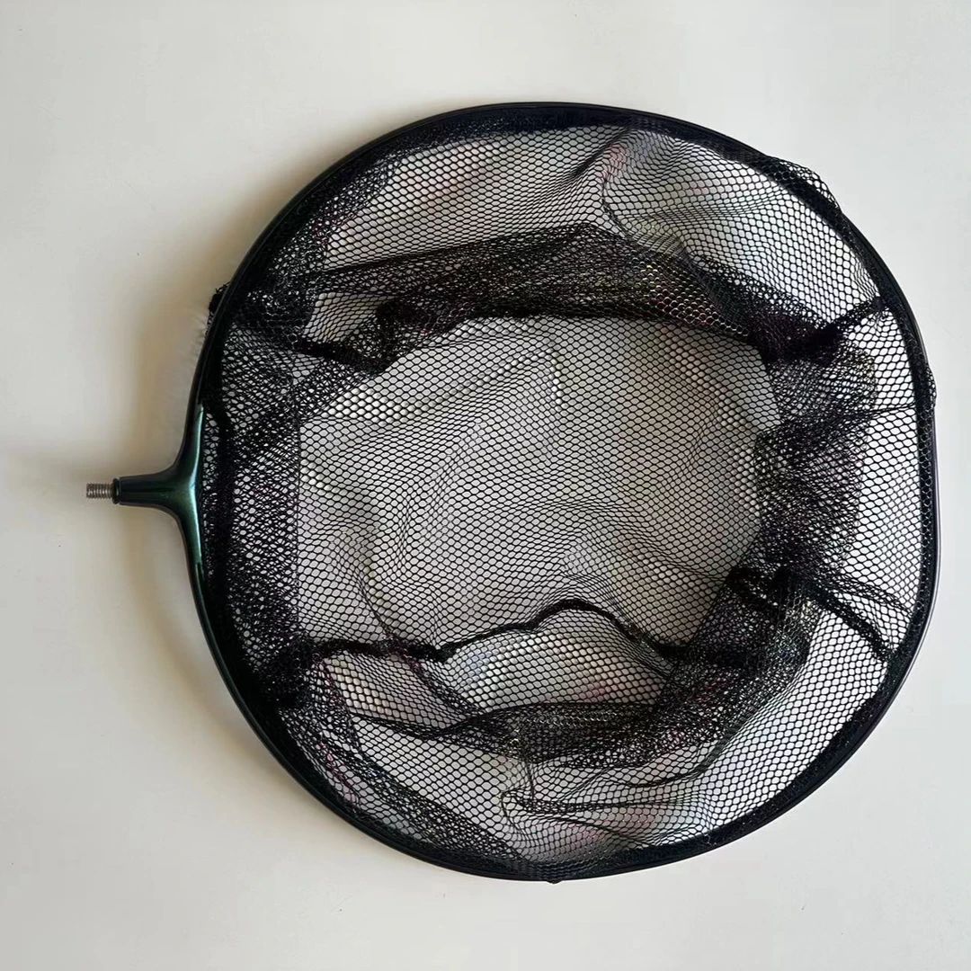 变色龙异形一体抄网头网兜防挂钩铝合金竞技钓鱼超轻抄网头