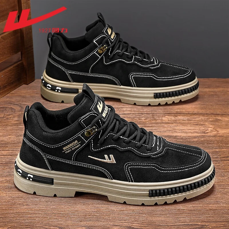 Warrior/回力男鞋工装鞋2025年冬季劳保鞋马丁靴男款户外登山鞋男