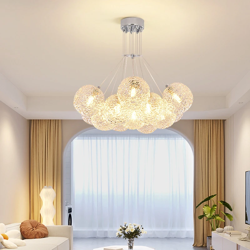 大观园护眼法式轻奢玻璃吊灯现代大气简约客厅卧室主灯客厅灯2236