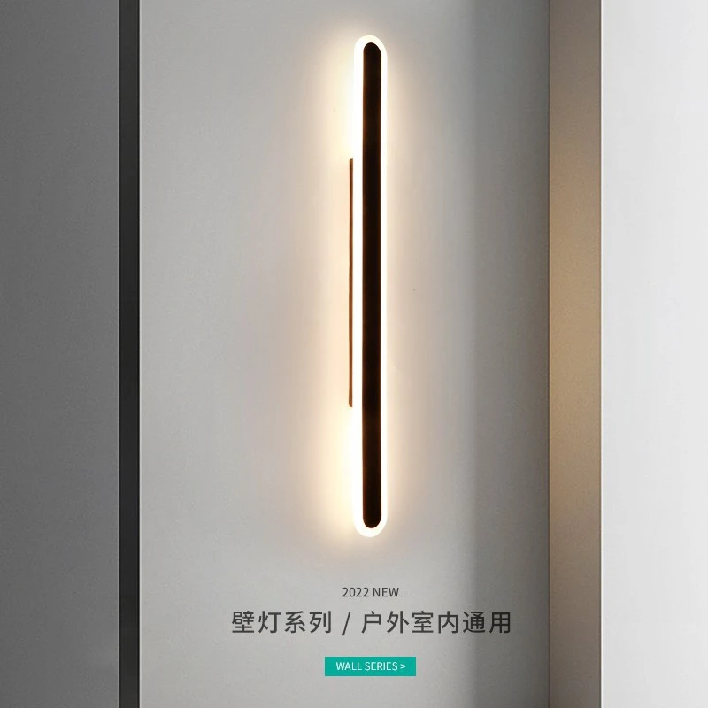 大观园极简壁灯床头灯卧室灯长条灯北欧简约现代走廊过道灯具003I
