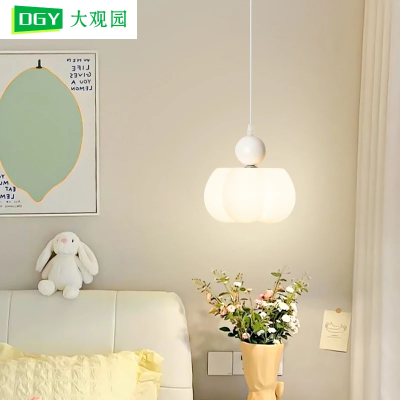 大观园吊灯女孩房间床头吊灯主卧灯简约护眼餐桌吧台中山灯具I271