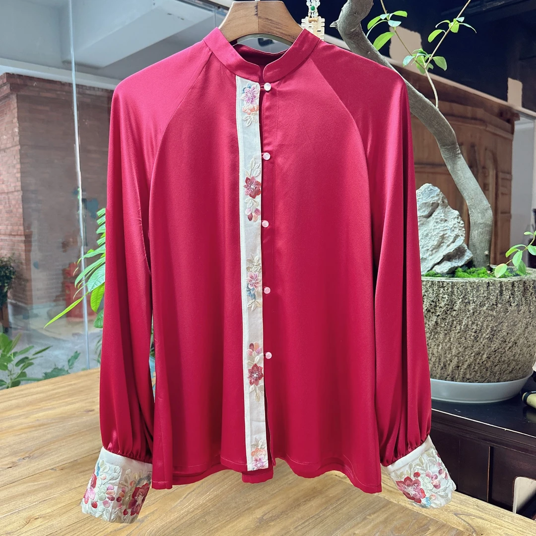 煜秀堂传统华服新中式衬衫