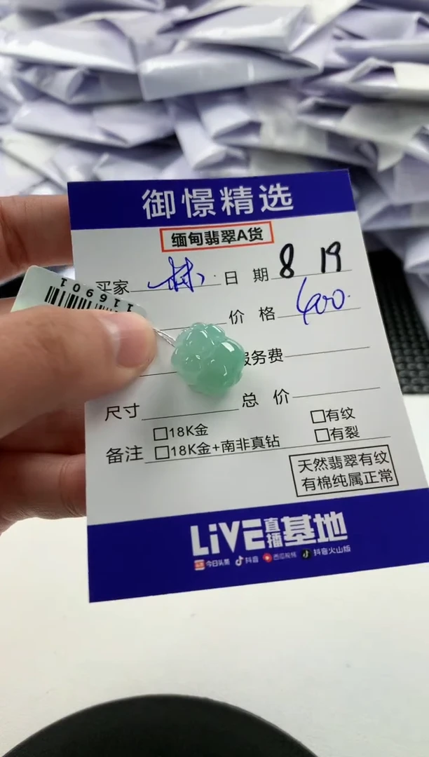 【闪购商品】翡翠颈饰未镶嵌121
