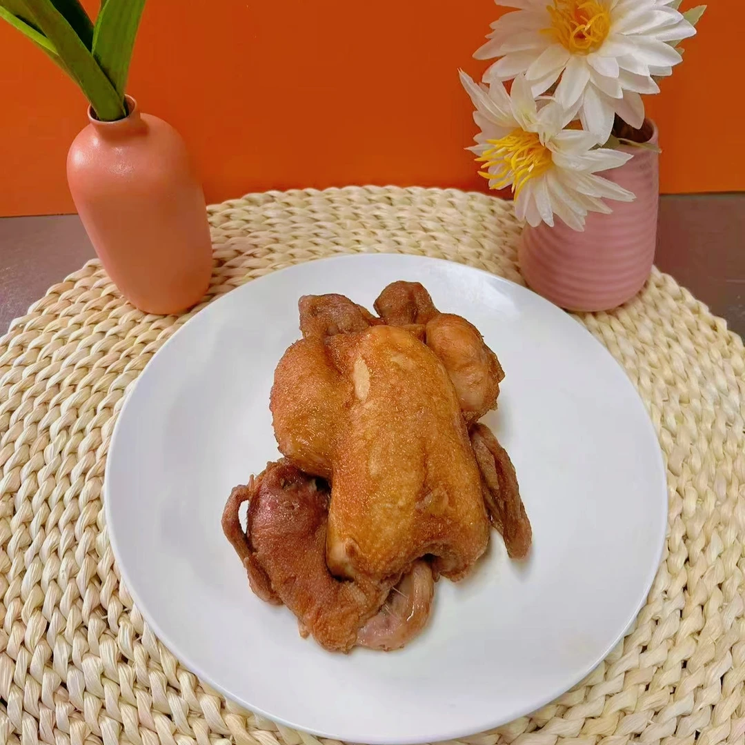 五香烧鸡-美味正宗软烂五香卤制熟食真空新鲜即食品牌河南卤鸡