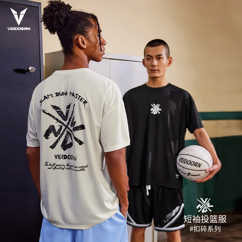 【秋季新品】维动扣碎投篮短袖运动休闲透气半袖速干宽松潮流健身