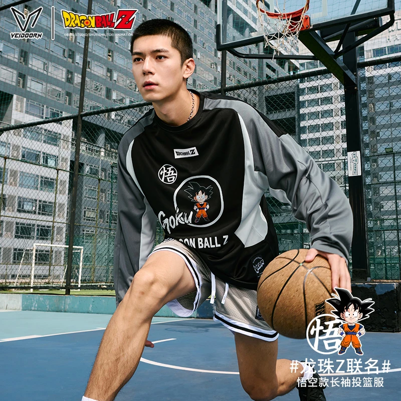 【当季新品】维动龙珠联名悟空投篮服美式长袖秋潮流宽松运动