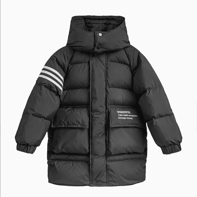 【精选】极寒男女童羽绒服保暖冬装外套90白鸭绒MZ29