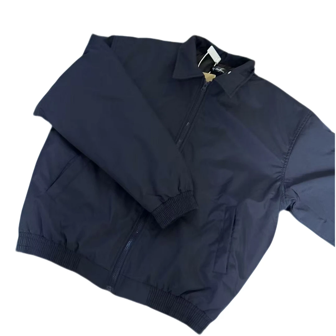 （鼠片）黑色藏青色两色bomber夹克clea fit高级感外套夹克