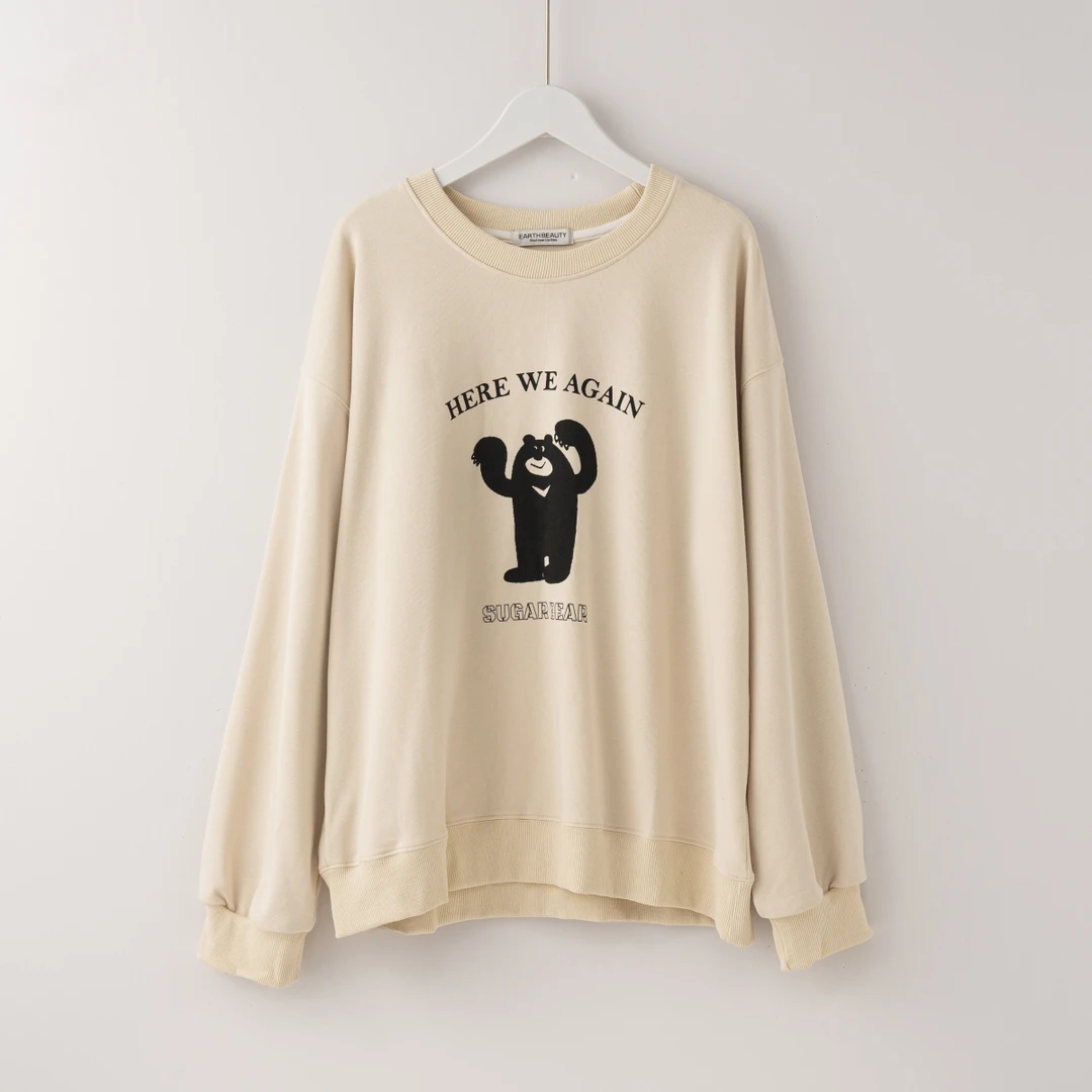 【特价-占单者限购】Q1591美式设计款潮流时尚休闲圆领慵懒风卫衣