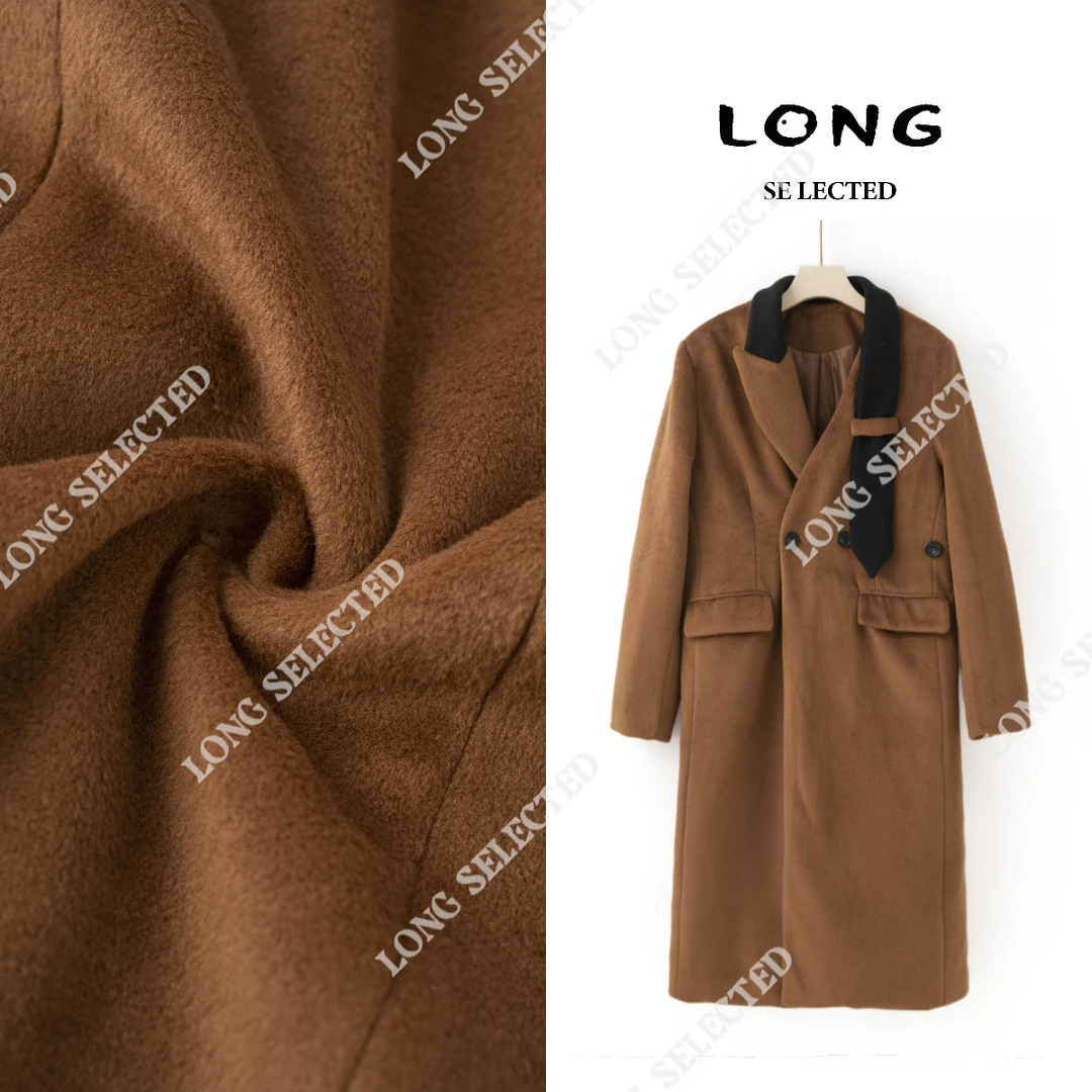 【特价-占单者限购】Q1664冬季新款韩版设计款时尚气质款羊毛大衣