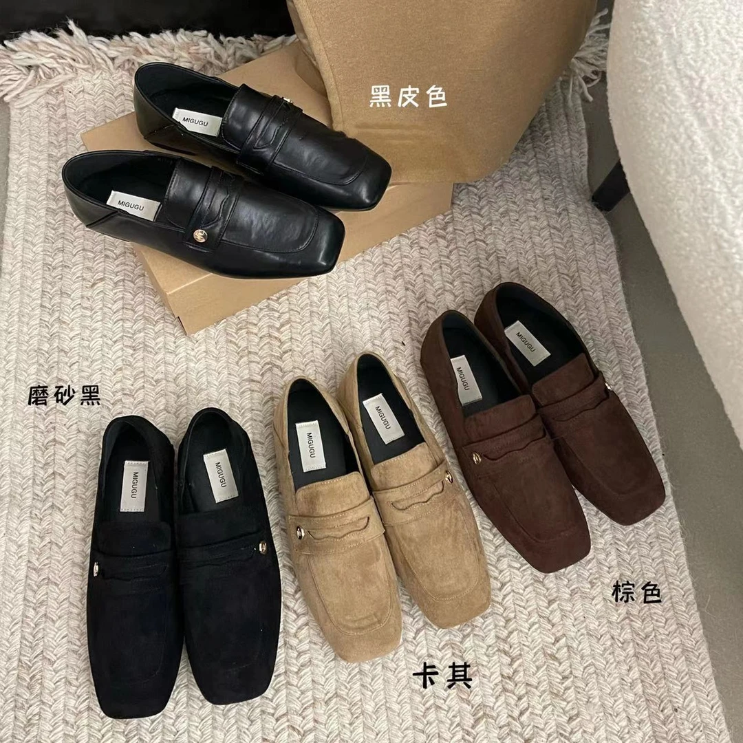 新款浅口平跟百搭单鞋 17-7