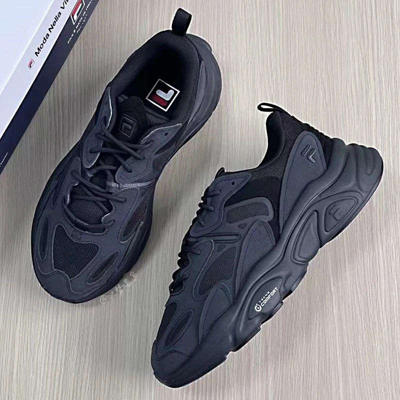 Fila/斐乐火星 2.0 舒适潮流减震防滑耐磨 低帮 休闲鞋 男女款 黑