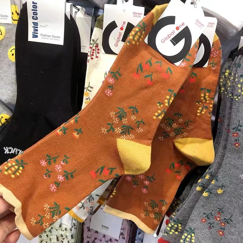 袜子M341黑色+M344焦糖