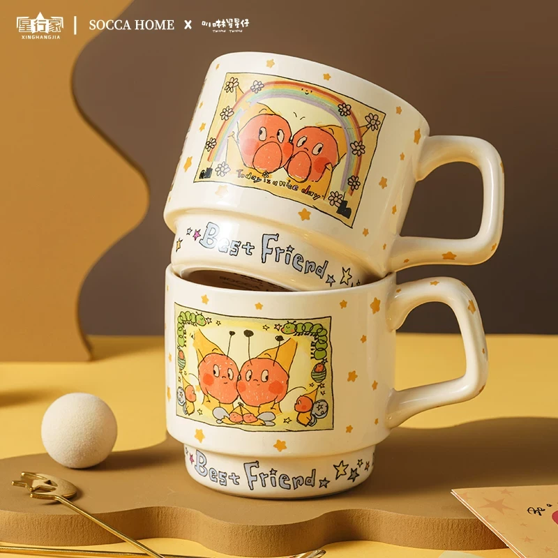 B79春日故事星星人叠叠杯(套装)