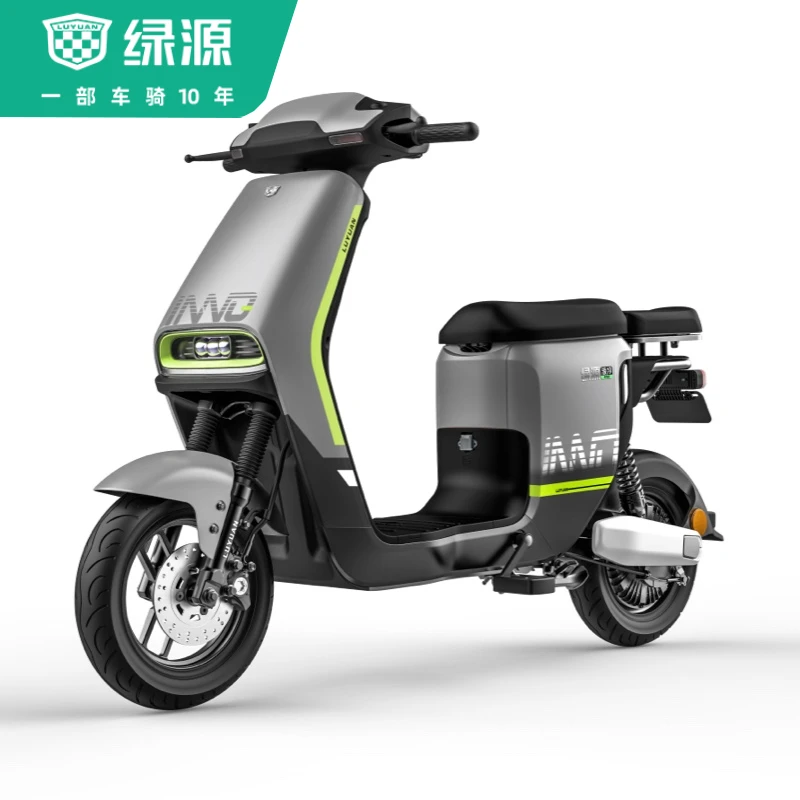 绿源电动车INNO5 锂电长续航成人通勤小型轻便电瓶车家用代步接娃