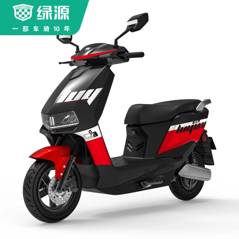 绿源电动车MKK-S石墨烯电池电动摩托车72v35a外卖电瓶车通用续航