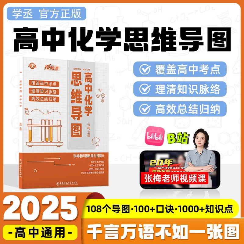 高中化学思维导图】张梅化学思维导图高效记忆配视频化学知识点