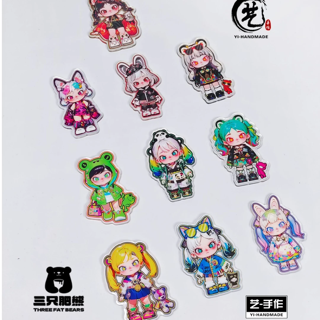 (9连抽)DORA潮玩周边设计款亚克力小卡