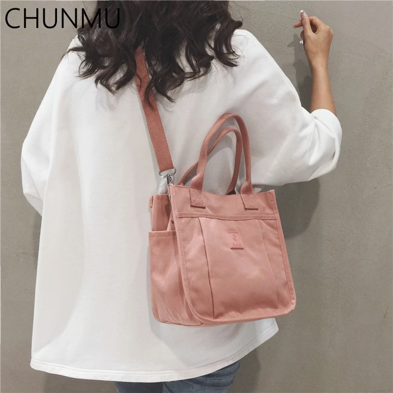 手提包加厚日式多兜手拎包斜挎包大容量带水杯位便当包上班饭盒包