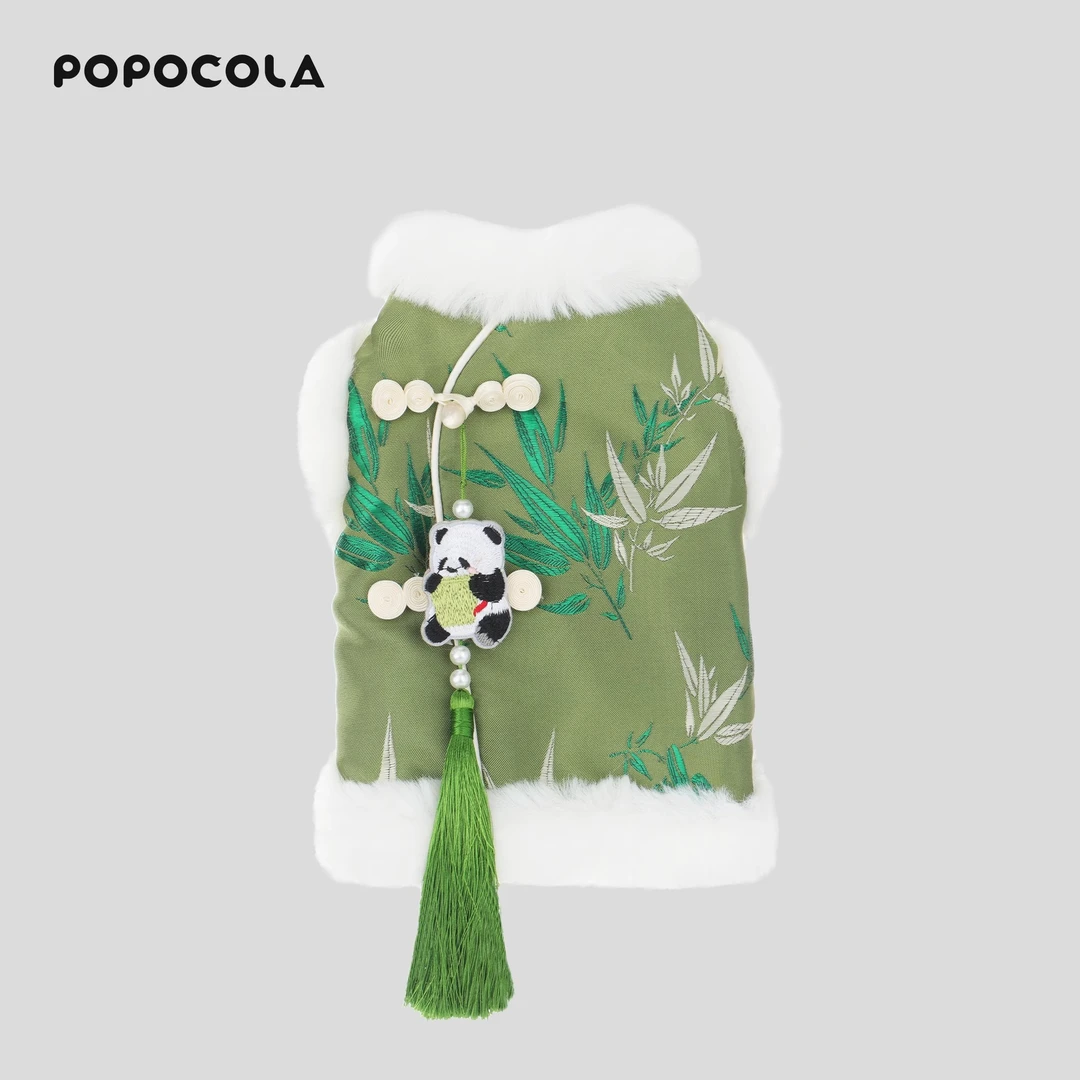 小狗狗衣服马甲新中式猫咪宠物比熊泰迪雪纳瑞国风冬天小型犬衣服