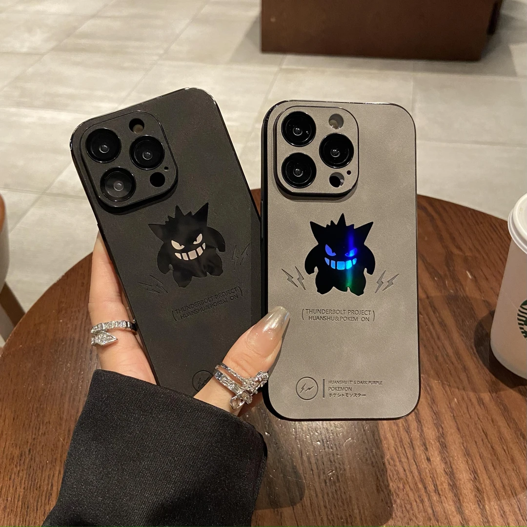 潮牌闪电怪兽适用于苹果14手机壳iphone15promax卡通13镭射12套