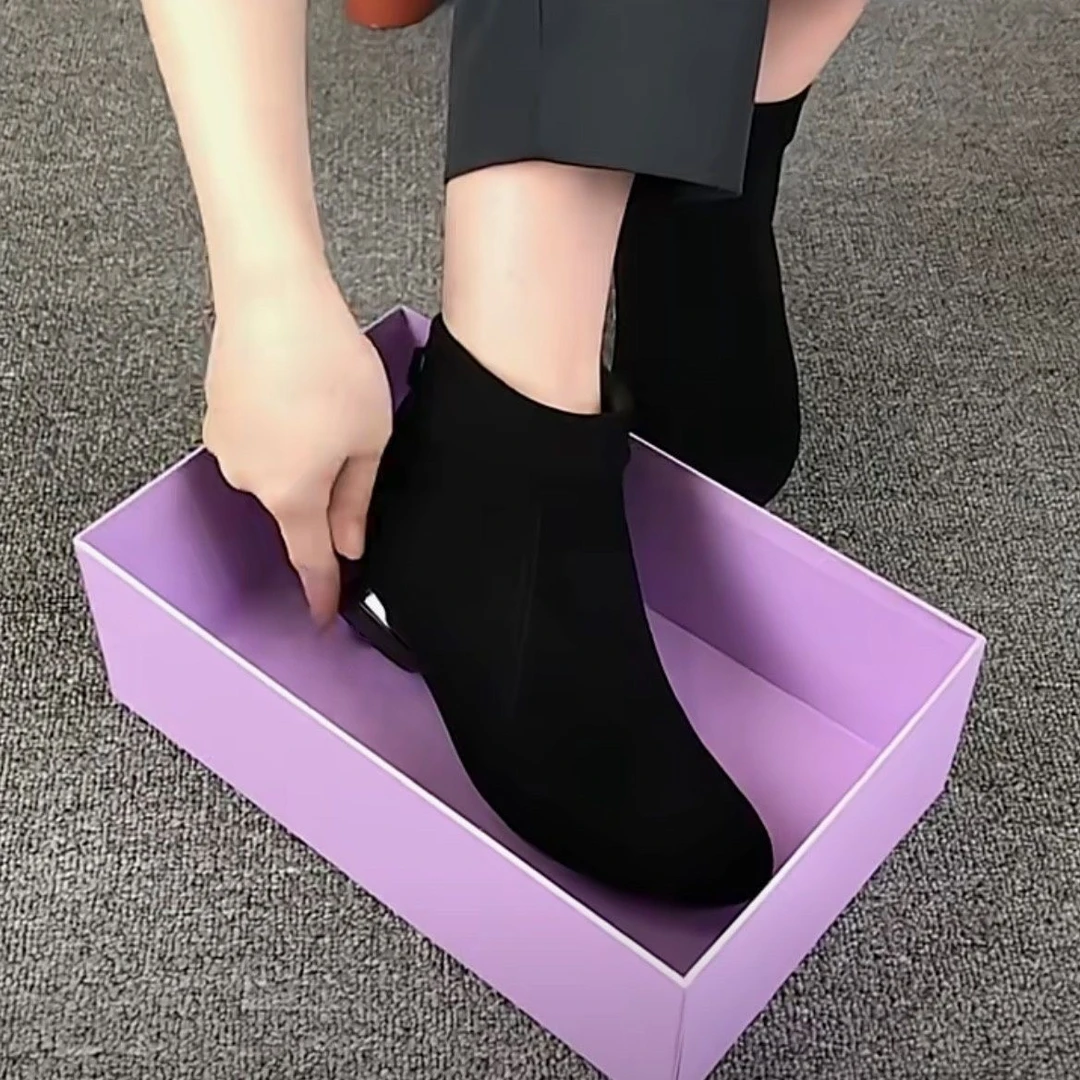 正品磨砂皮毛毛小短靴时尚圆头低跟水貂毛加绒保暖棉靴冬季女靴字