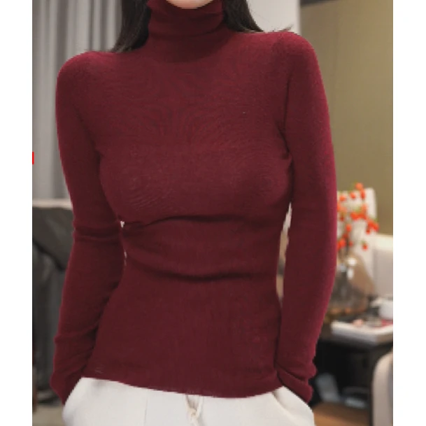 【肆姐高定】设计师款简约竖条纹打底衫X1909