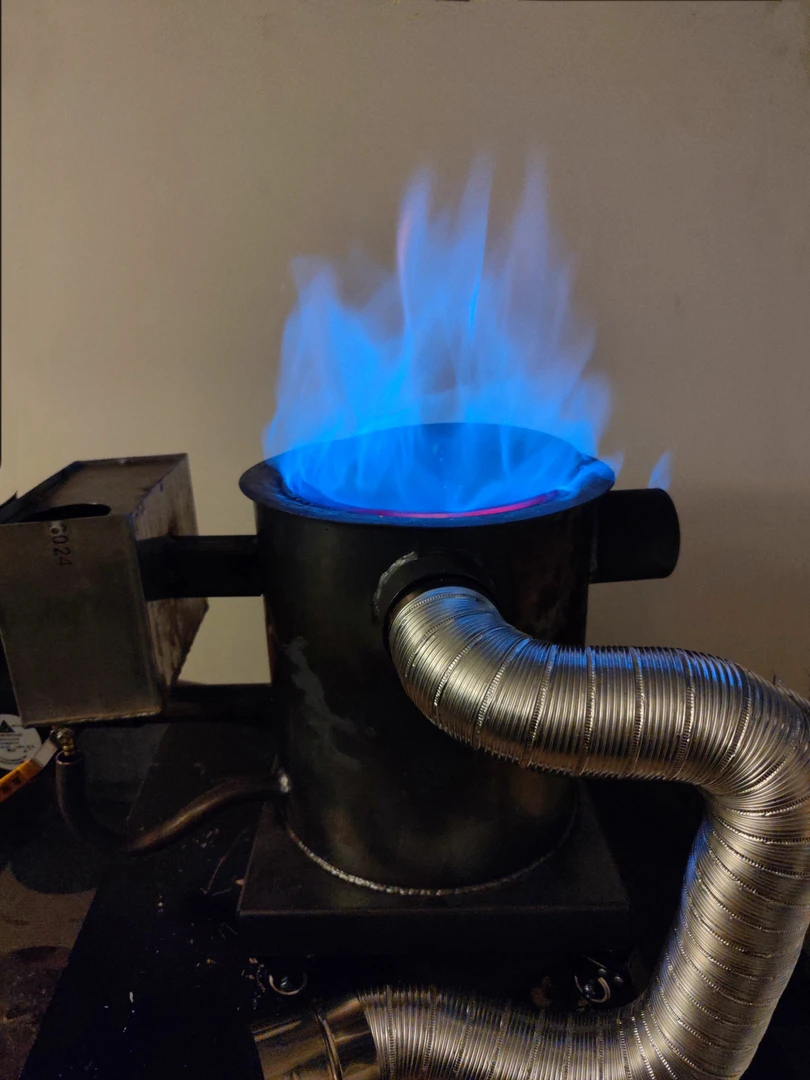 2025款双层热风炉取暖大面积增温火炉猛火灶自建房养殖种植农村