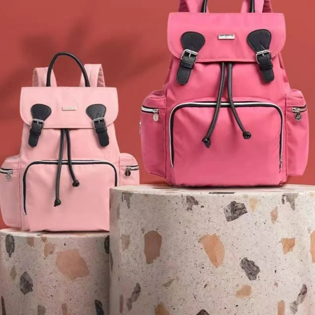 新款时尚多功能外出背包手提双肩出游双肩妈咪包