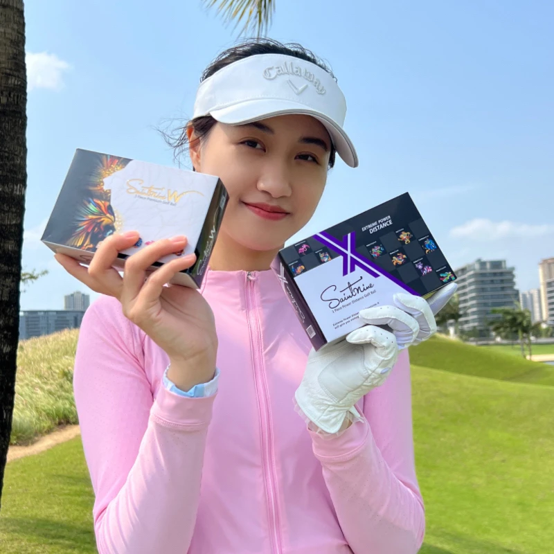 正品Saintnine高尔夫X三层球超标远距离W三线球高尔夫球