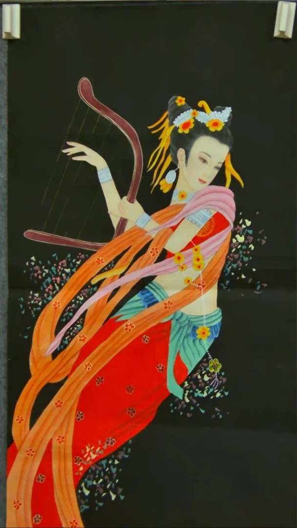 【闪购商品】绘画四尺竖幅美女图