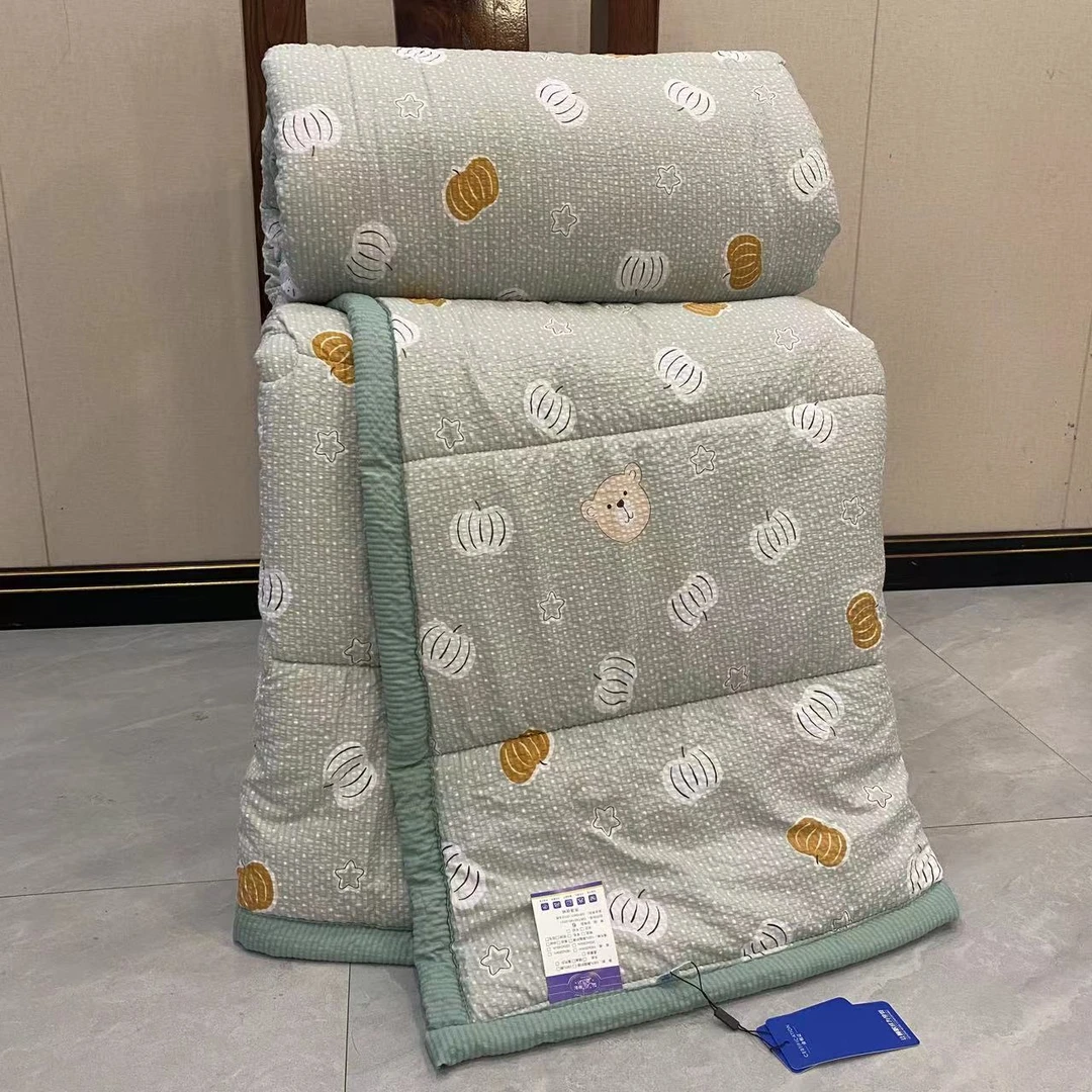 泡泡棉春秋被单人被舒适柔软亲肤学生透气被子凉感空调被凉席